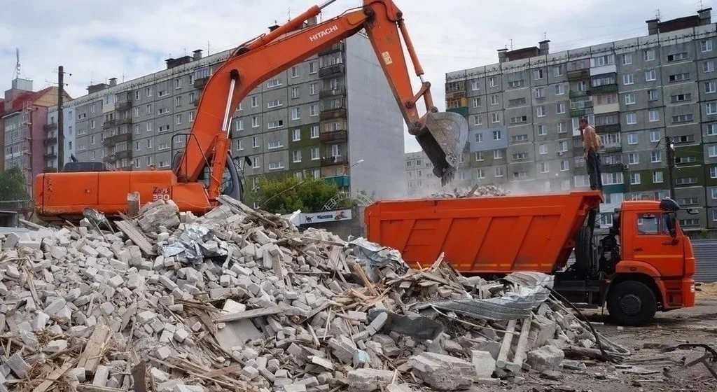 Профессиональный вывоз строительного мусора в Приморско-Ахтарске в октябре