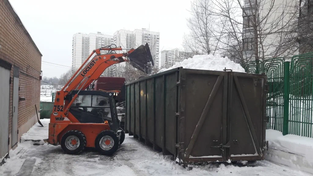 Вывоз снега контейнерами в Приморско-Ахтарске — цена от 3244 руб., заказать контейнер для снега в ПроМусор